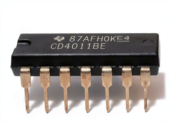 CD4011B Quad 2-Input NAND Gate IC TI Friendly DIP-14 Pack of 3-0