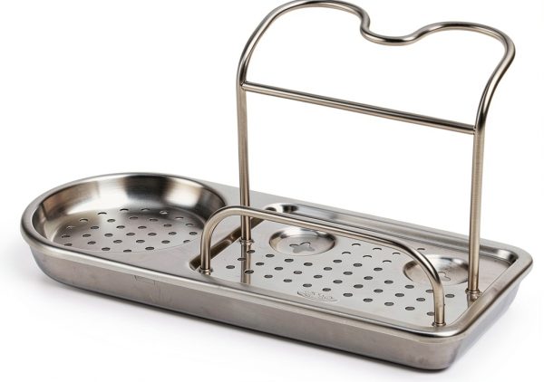 OXO Good Grips Stainless Steel Sink Caddy, Gray, A-0
